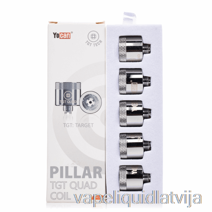 Yocan Pīlārs Tgt Rezerves Spoles Pillar Tgt Quad Spoles Vape šķidrums